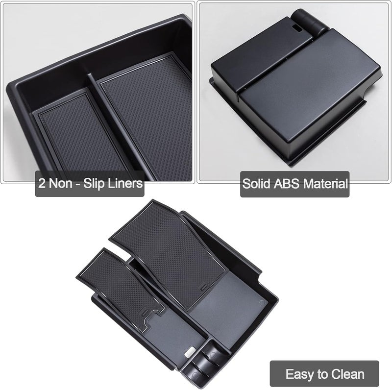 TOPINSTALL 21-24 Tray Compatible with 2021-2024 Ford Bronco & 2025+ Bronco 2-Door & 2025+ 4-Door Manual Transmission, Full Size Bronco Organizer (NO for 25 4-Door Automatic & Sport Model) - Image 5